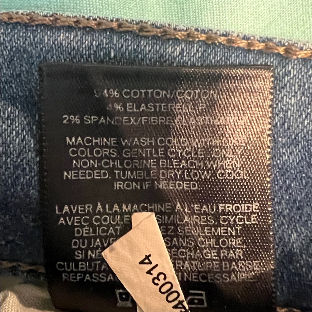 Express destructed mid rise skinny jeans. 10 - Picture 5 of 5